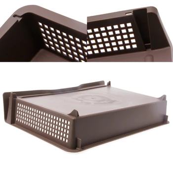 

A4 Paper Superimposed Desktop Files Storage Rack Box Plastic Letter Tray Office