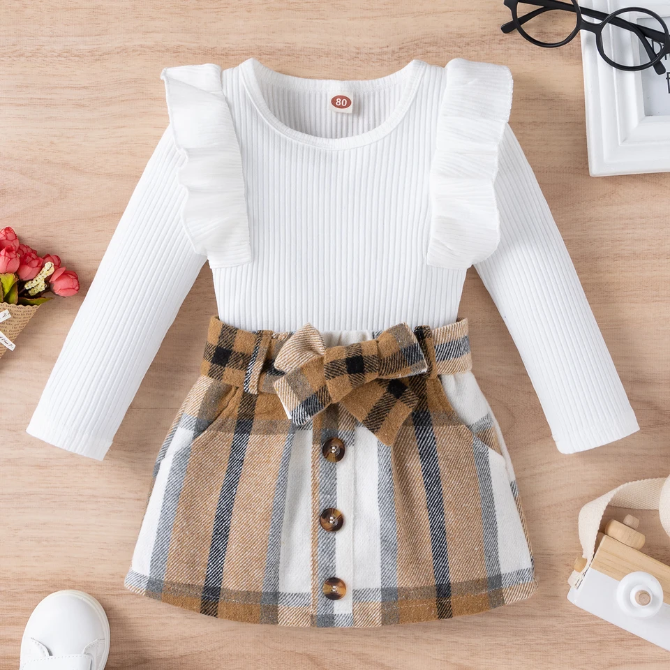Bonnie Jean Girls' Long Sleeve Sweater Dress – Cable Knit Top With Skirt, Cute & Comfy - View #6