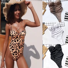 Ariel Sarah, сексуальный неоновый женский купальник, Леопардовый Цельный купальник, высокая талия, монокини, пляжный трикини, купальник для женщин