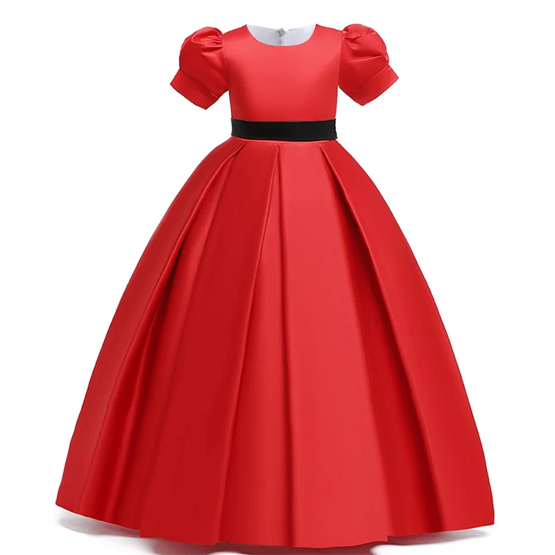 Платье с цветочным узором для девочек; элегантное детское вечернее платье; Одежда для девочек; Детские платья для девочек; платье принцессы; свадебное платье для девочек