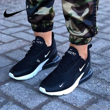 

Nike-Nike Air Max 270 Shoes for Men and Women, Outdoor Sports Shoes, Walking, Athletic, 100%, Original and Authentic