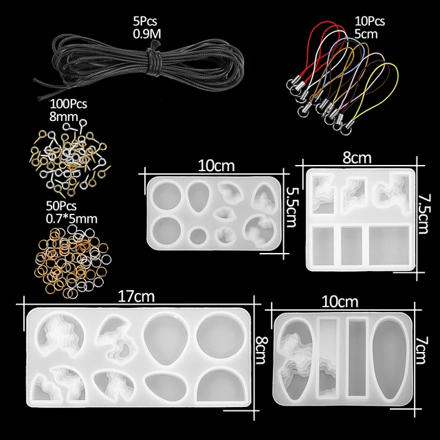 Silicone Epoxy Resin Casting Molds UV Tools Mixed Style Sets For DIY  Pendant Jewelry Making Findings Accessories Supplies