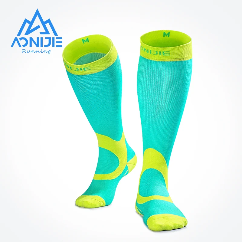 AONIJIE E4069 Compression Socks Stockings Athletic Fit For Running Marathon Soccer Cycling Nurses Shin Splints Sports Oudtoor compression socks running socks