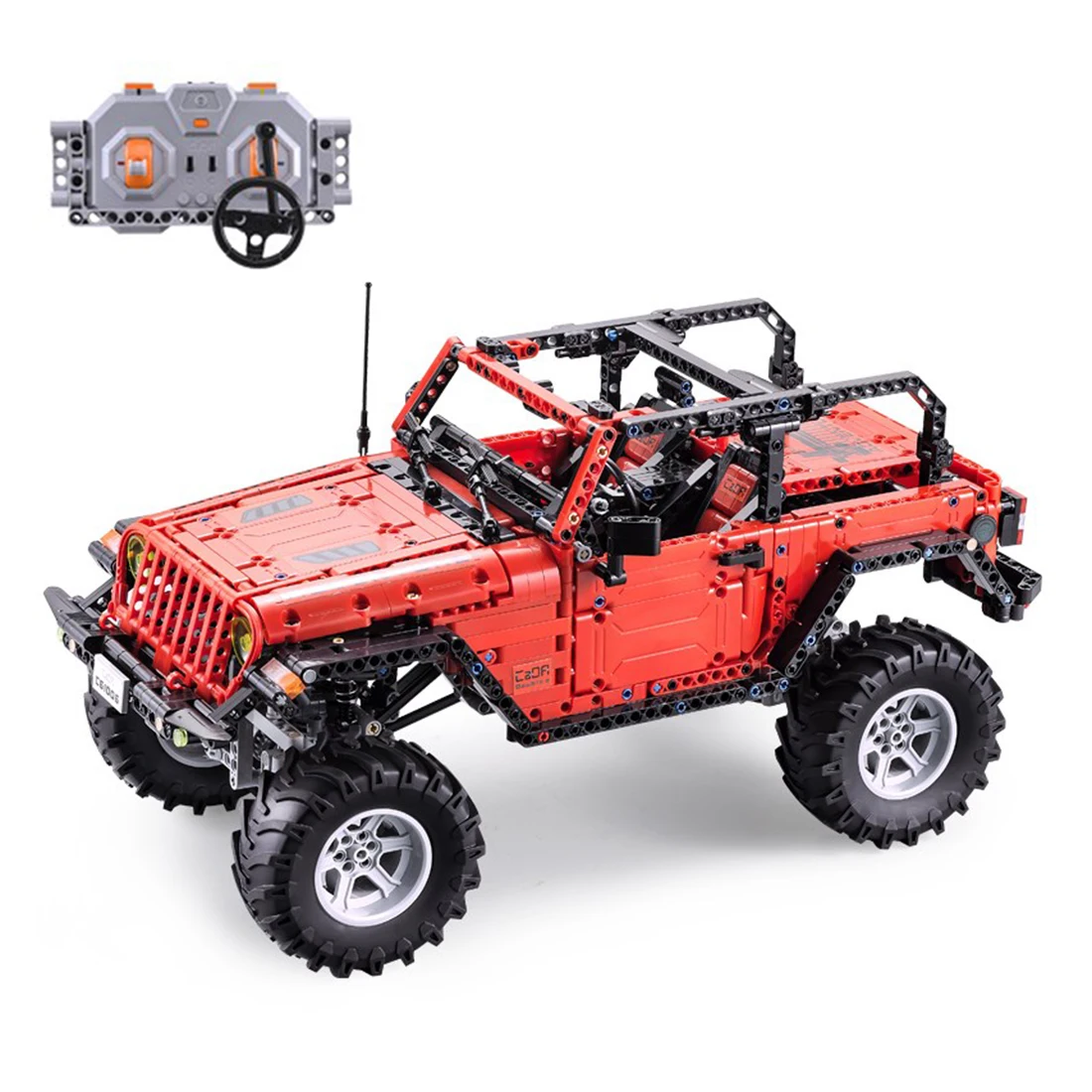 

1941PCS 1:9.5 2.4G Wireless RC Off-Road Vehicle Building Block DIY Assembly Educational Toy For Children Play Game Birthday Gift