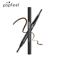 POPFEEL, 5 видов цветов, автоматический карандаш для бровей, водонепроницаемый, стойкий, для бровей, оттенки, тон, карандаш для бровей, макияж, коричневый, черный, серый, оттенок, макияж