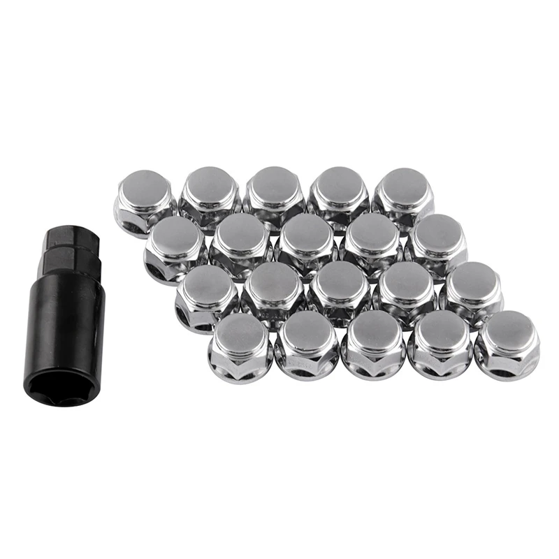 

20Pcs M12 X P1.5 Car Surface Plating Nuts Fit for Honda with a Sleeve