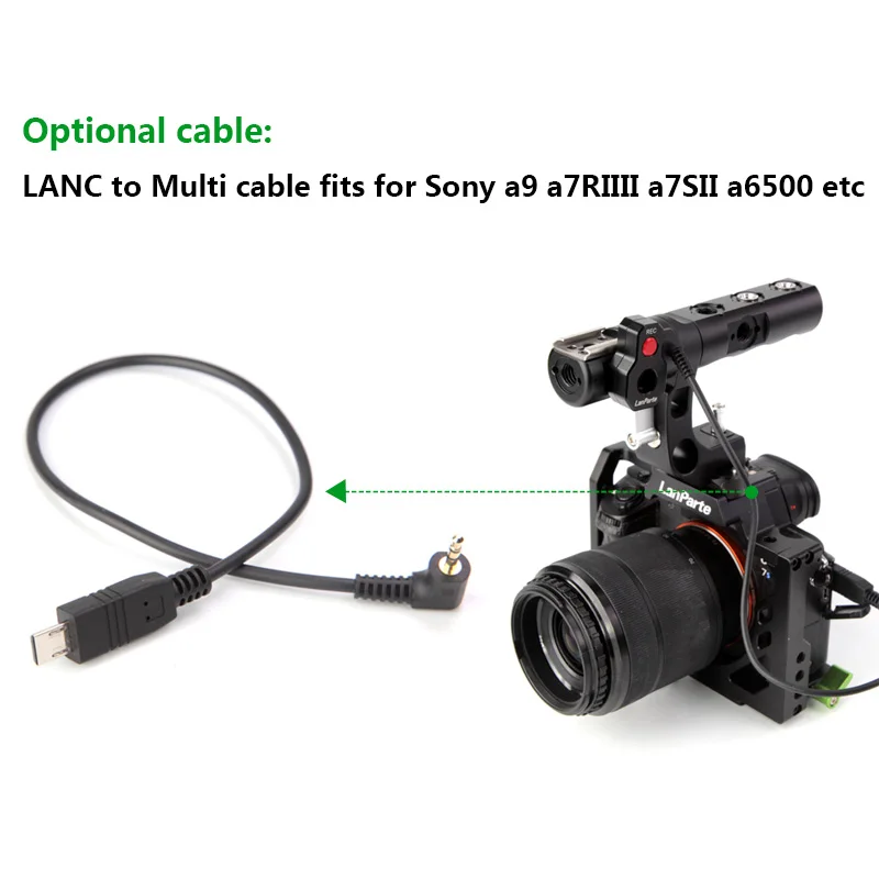 LanParte LANC REC Управление камерой для SONY LANC для Panasonic S1 для Z Cam E2 для Blackmagic для DSLR камеры аксессуары