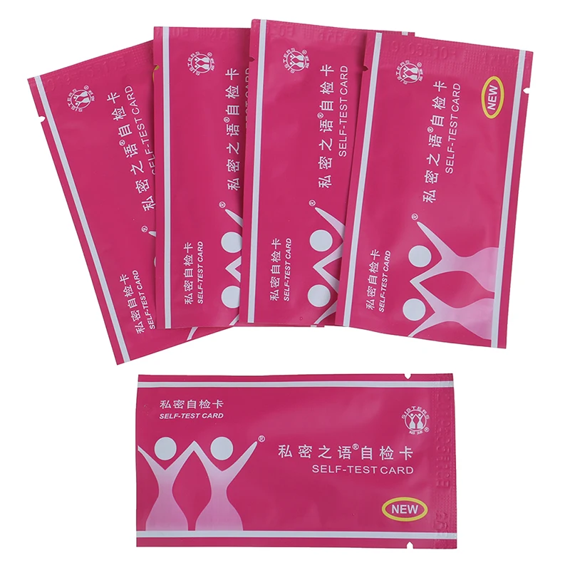 Hot Selling 5pcs Female Self-test Card Vagina Inflammation Gynecological Inflammation Self Test Card
