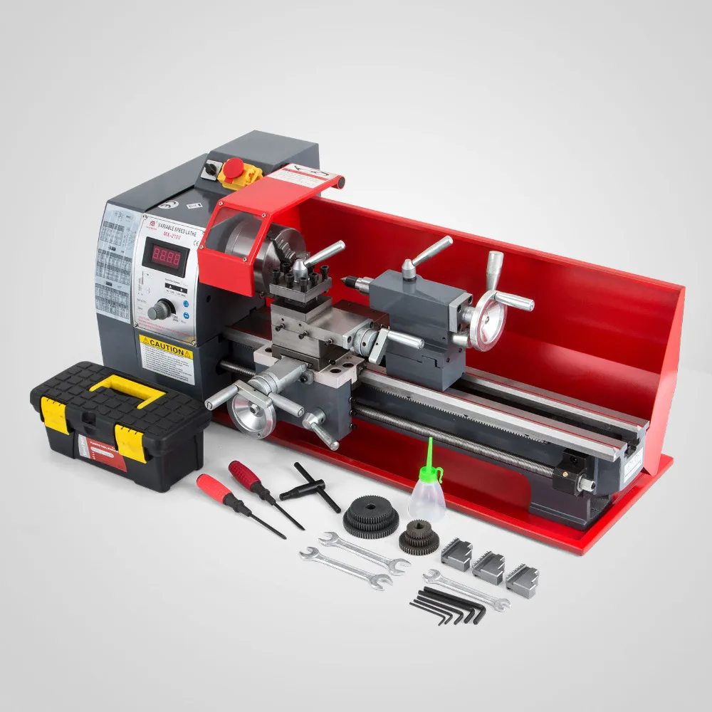 

Metal Lathe Mini 750W Cutter Digital Milling Variable Speed