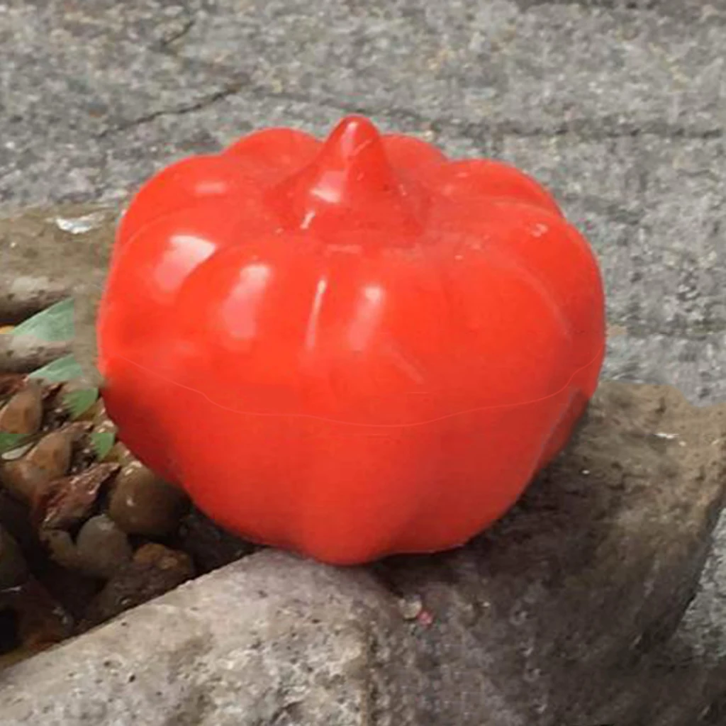 DIY 3D Pumpkin Shape Plastic Candle Mould Soap Mold Tool Candle Making Model