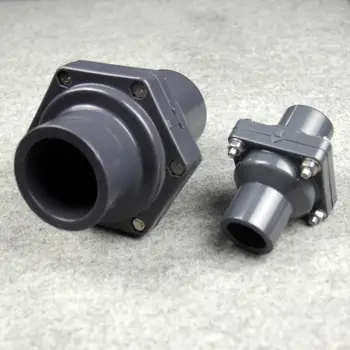 

PVC non-return Valve 50MM inner Plastic Flap Check DN25 DN32 DN40 DN50 Valve Universal vertical horizontal