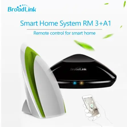 Broadlink A1, E-air, wifi Датчик качества воздуха Интеллектуальный очиститель, автоматизация умного дома, датчики обнаружения телефона - Цвет: A1 and RM pro3