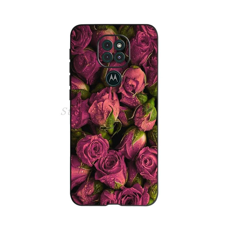Floral Printed Soft Silicone Phone Cover