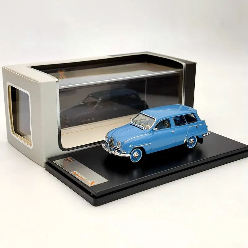 1:43 Premium X For SAAB 95 1961 Blue PRD451 Diecast Models Car Limited Collection | Игрушки и хобби