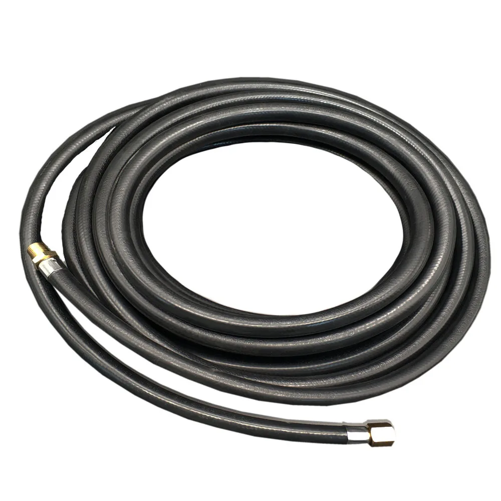 

25FT Propane Gas Extension Pipe North American High Pressure 350PSI Oven Torch Connection Pipe with 1/4" Connector