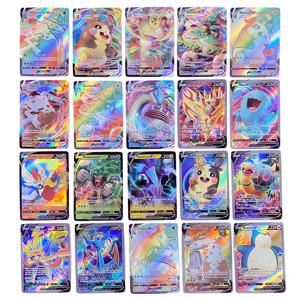 50-300 шт. V MAX GX без повтора TOMY Pokemon Card Vmax TAG TEAM Game Cards | Игрушки и хобби