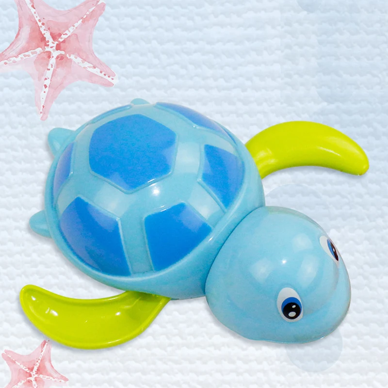 Baby Bath Toy Cartoon Animal Swimming Turtle Bathroom Infant Water Toy Clockwork Cute Fun Children Newborns Bathing Toy Gifts