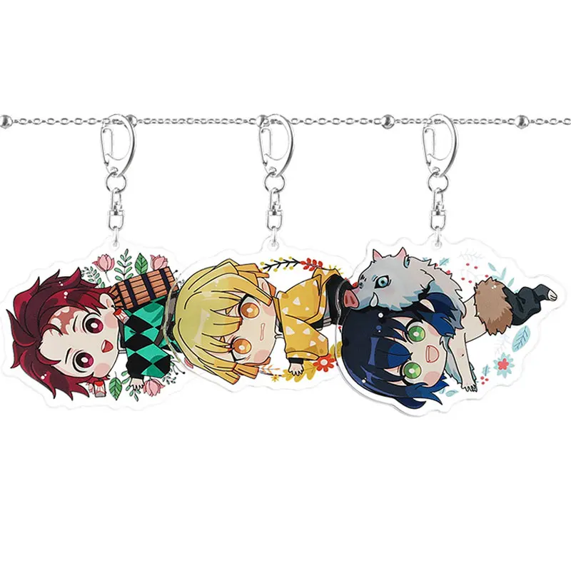 2020 фигурка аниме модель убийца демонов Kimetsu No Yaiba Kamado Tanjirou Nezuko фигурки брелок