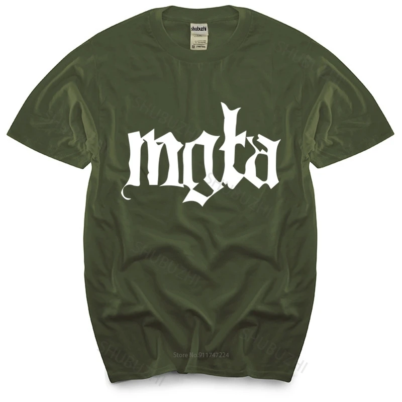 Футболка Mgla новинка черная футболка с металлическим ремешком летняя модная