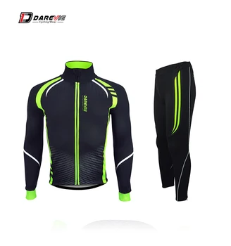 

Dareive Winter Thermal Cycling Set Waterproof Windproof Cycling Jacket Warm Cycling Pants Bike Suits Set Cycling Clothing Set