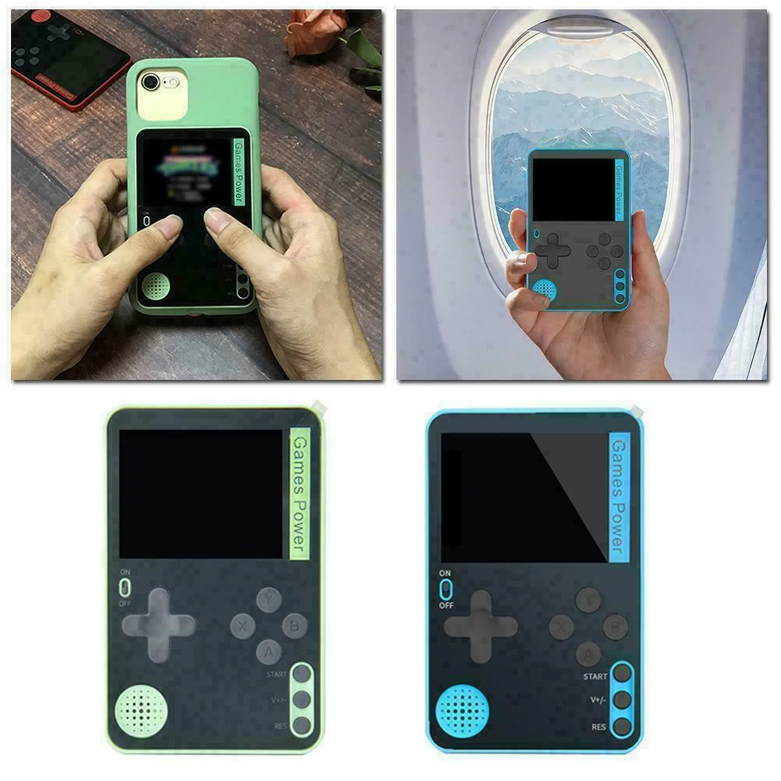 Handheld Retro Game Console Built-In 500 Classic 8 2.4 Bit Games Screen R0I | Электроника