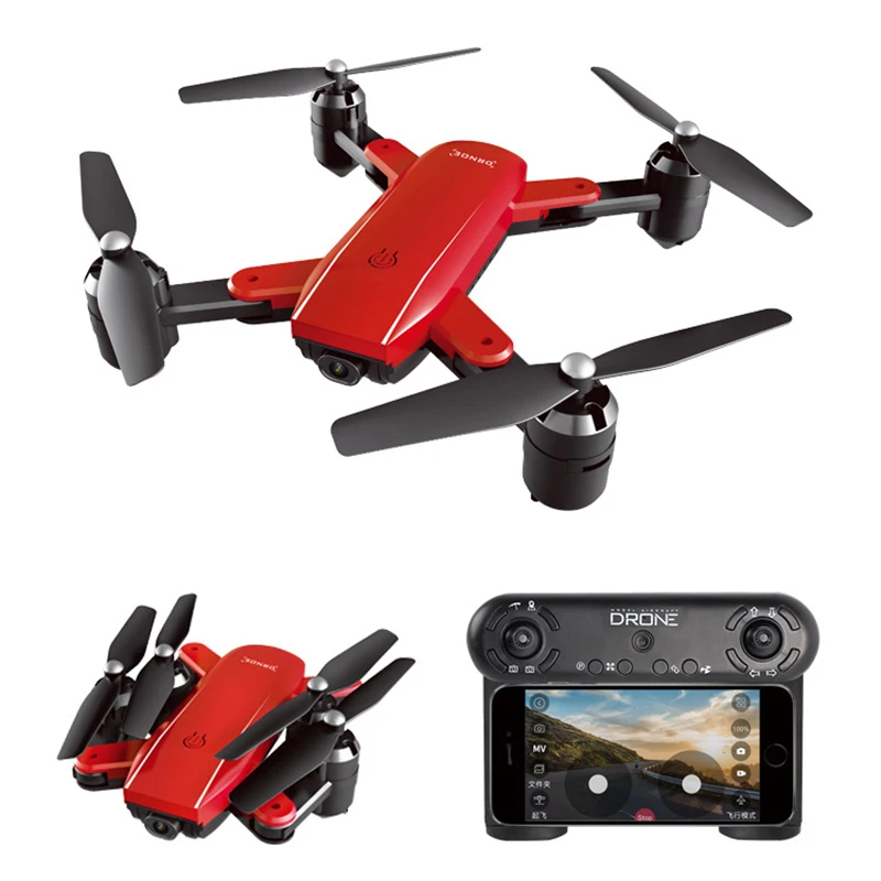 2020 NEW Drone With Camera 4k Unmanned Drone Flow Aerial Photography Quadcopter WiFi GPS Double Camera Folding The Mini Drone