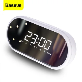 

Baseus E09 Portable Bluetooth Speaker With Alarm Clock Loudspeaker Night Light Music Wireless Loud Speaker For Phone PC Computer