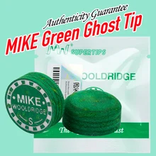 

Mike Green Ghost Tip Billiard Pool Cue Snooker Cue Carom Cue Tip 10mm/11mm/12mm/14mm Tip S/M/H Professional Billiard Accessories
