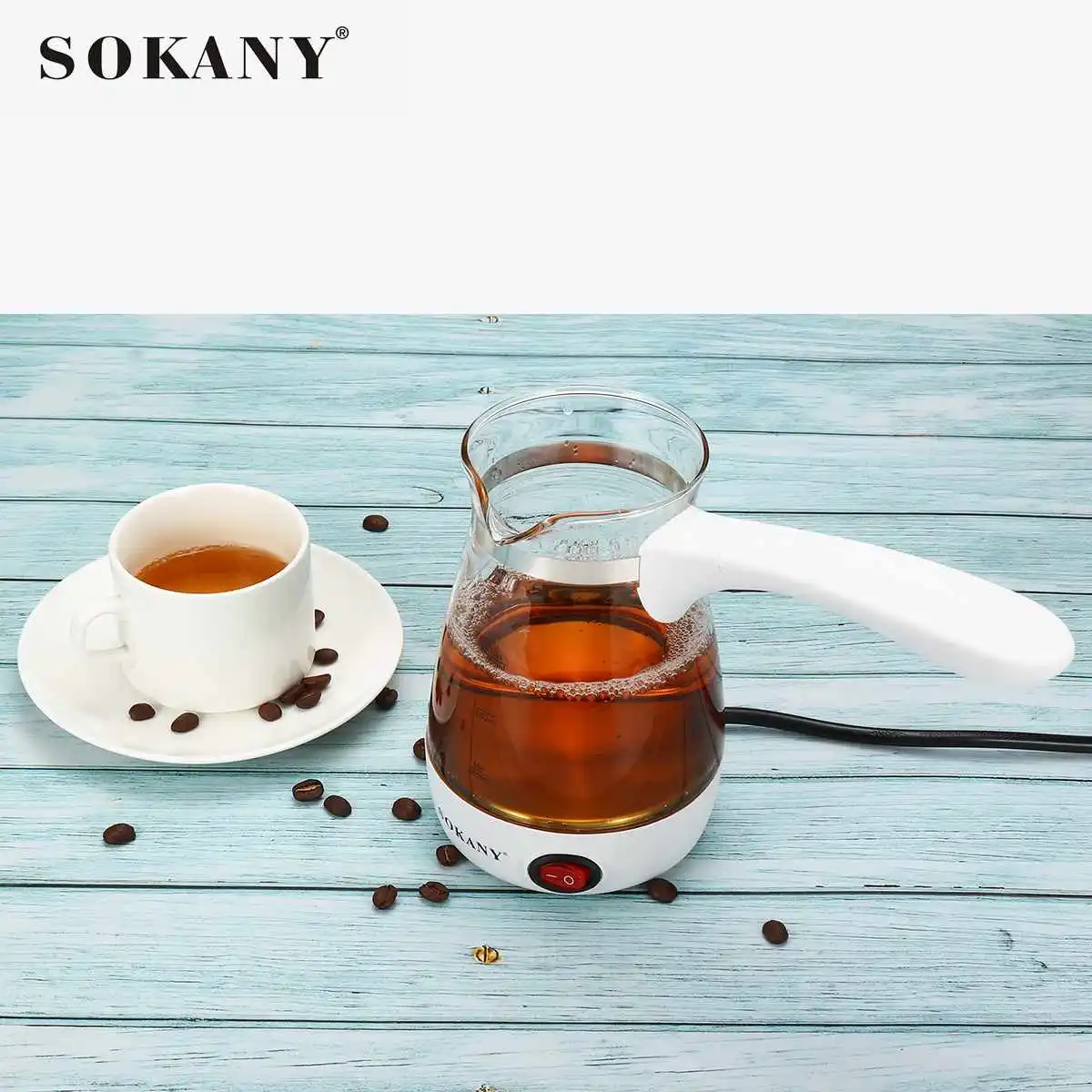SOKANY Electric Coffee Maker Pot Home Electrical Mocha Espresso Coffee