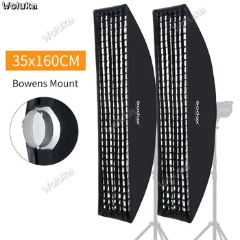

2PCS Godox 35x160cm 14"x63" Strip Beehive Honeycomb Grid Softbox with Bowens Mount for Studio Flash DE300 SK series CD50 T03 P