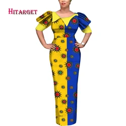 Fashion Robe Africaine African Dresses for Women Dashiki Evening Dresses Maix Long Robe Dress African Clothes Plus Size WY9420