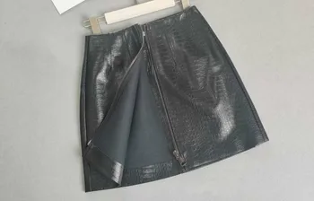 

Snake Skin Printed Sexy Slim Skirt Women Fashion High Waist Mini Pencil Skirts Female Short Bodycon Skirt New Package Hip Skirts