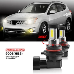 HB4 – phares de voiture blancs 9006 K, 6000 w/lot, ampoules pour voiture 12V, Super lumineuses, feux de croisement et de route, 20000LM, 2 pièces, 110 K 