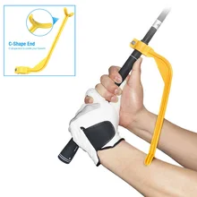 

Golf Swing Swinging Training Aid Tool Trainer Wrist Control Gesture C-shape