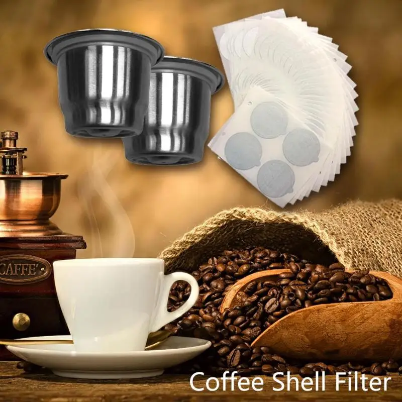 Stainless Steel Reusable Coffee Capsule Cup Strainer Filter for Nespresso High Quality Coffee Accessory