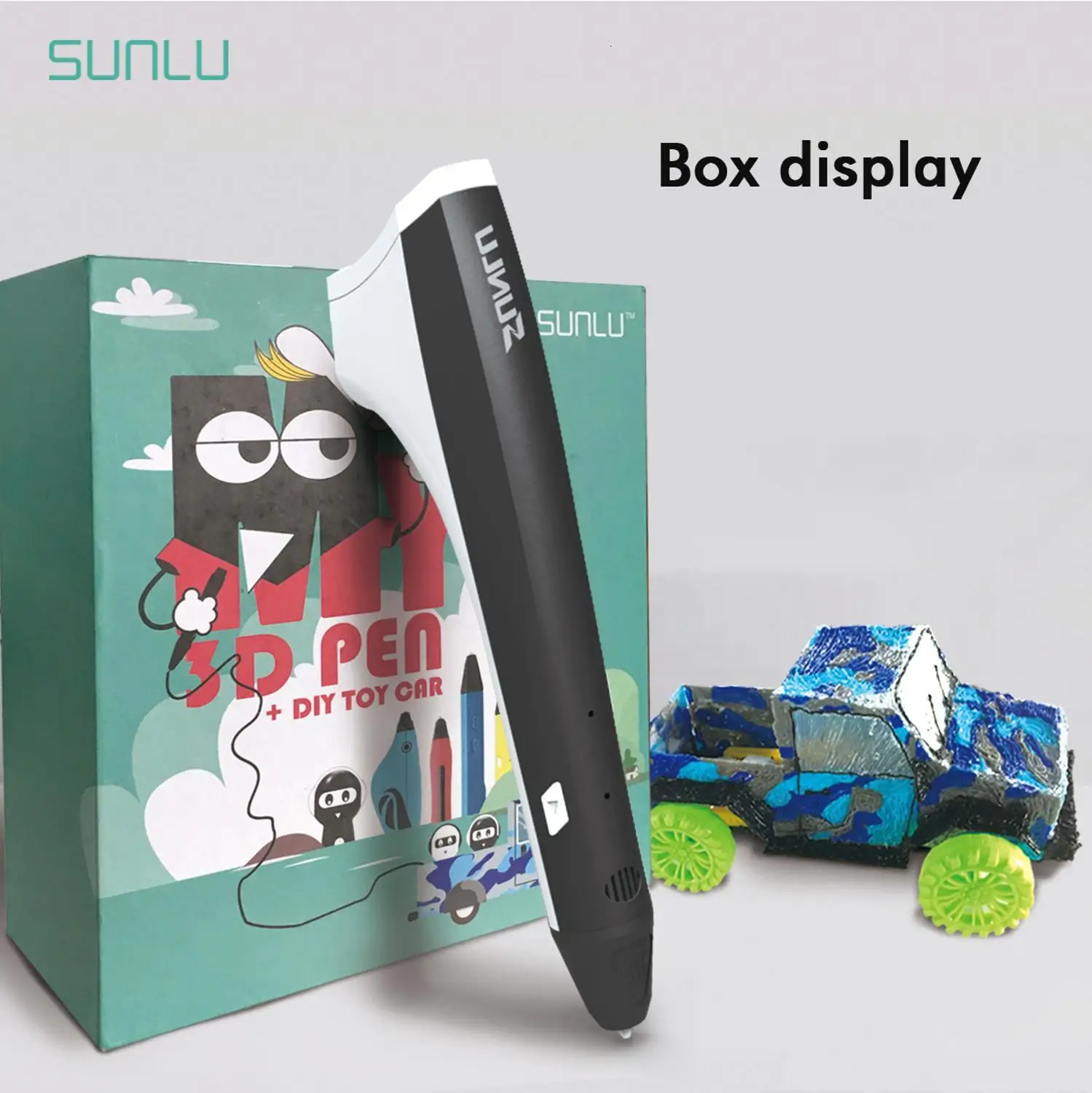 

SUNLU M1 3D Printing Pen Orginal Brand DIY 3D Pen Car Set PLA Filament PCL 1.75mm Gift For Children Design Drawing Kit