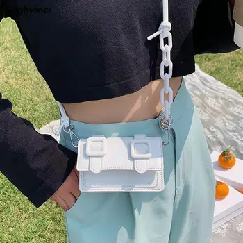 

Crossbody Bags Women All-match Mini Flap Square-bag Girls Candy-color Simple Fashion Leisure Chic Cute Korean Portable Daily