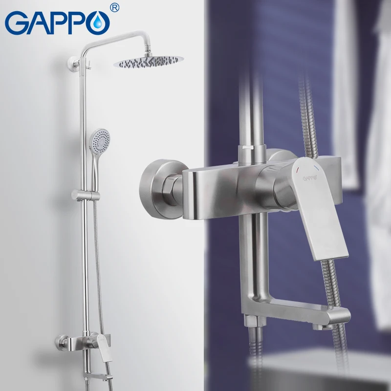 GAPPO душевая система Лейка из нержавейки G2499 20|Смесители для душа| |