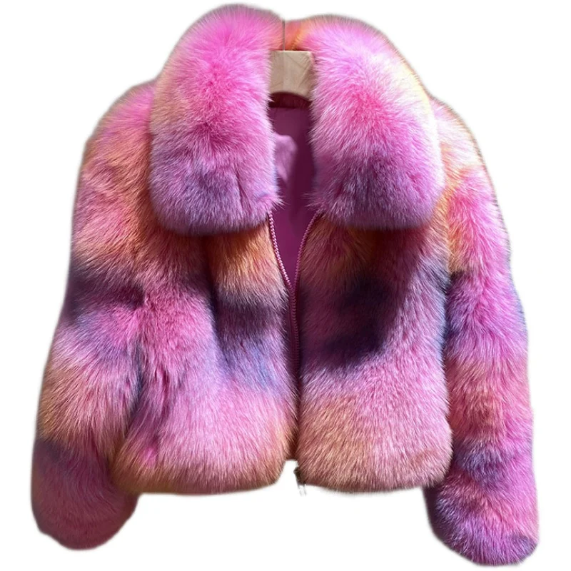 

Celebrities latest Collection French Style mostly luxury Natural fox fur coats and jackets for Women