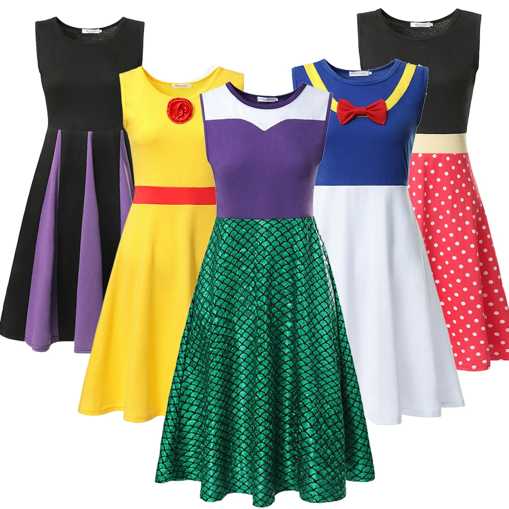 Adult Princess Dress Mom Women Cosplay 