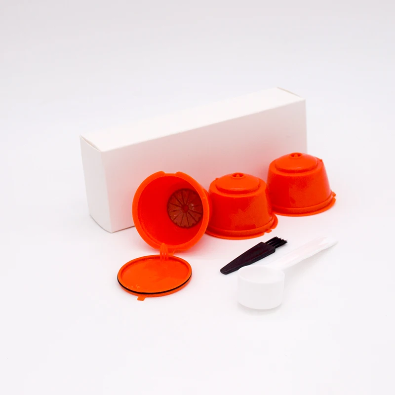 3 шт. многоразовые капсулы кофе Nespresso фильтр чашка для Nescafe капельница кофейной