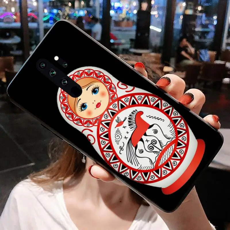 Cute Russian Dolls Matryoshka Phone Case for Redmi Note 9 8 8T 8A 7 6 6A Go Pro Max Redmi 9 K20 K30 Pro xiaomi leather case custom Cases For Xiaomi