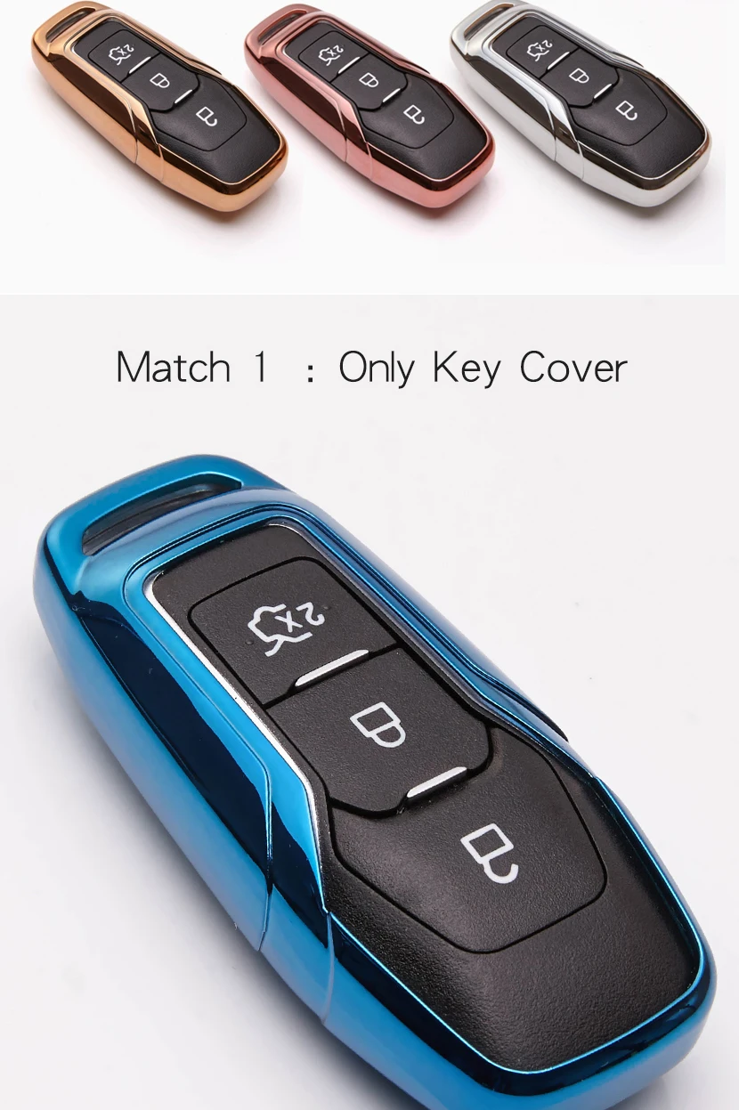 ТПУ чехол для ключей для Ford Mondeo MK5 MK4 MK3 фьюжн фиеста St Transit custom Ka Ranger Galaxy Cmax брелок для ключей Стайлинг