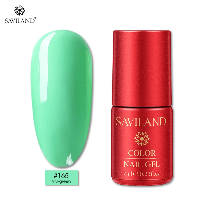 SAVILAND 126 Colors New Arrival Semi Permanent Top Coat UV LED Gel Varnish Soak Off Nail Art Gel Lacquer Gel Nail Polish - Цвет: PT165