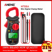 

ANENG MT88A Clamp Meter Multimeter LCD Backlight Digital Voltmeter 1999 Counts DC/AC Voltage Current Tester NCV Test