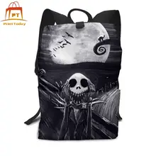 Jack Skellington рюкзак Jack Skellington рюкзаки мужские-женские сумки с рисунком спортивные высококачественные Подростковые Сумки