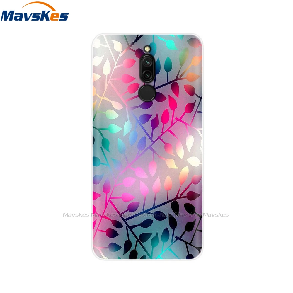 xiaomi leather case custom Phone Case For Xiaomi Redmi 8 Cover 6.22" Silicone Soft Flower Cover For Xiaomi Redmi 8 Case Redmi8 TPU Coque Phone Case Redmi 8 xiaomi leather case hard Cases For Xiaomi