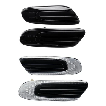 

2 Pair Led Dynamic Led Side Repeater Indicator Light Flowing Side Marker Signal Lamp Light for Bmw Mini Cooper F55 F56 F57 No Fl