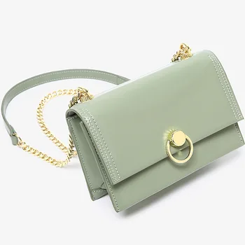 

2020 New Style Chain Square Sling Bag Women's Crossbody Bag PU Handbag