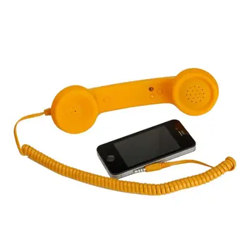 

Universal Retro Radiation-proof Telephone Handset Headphones for Phone Calls 95AF